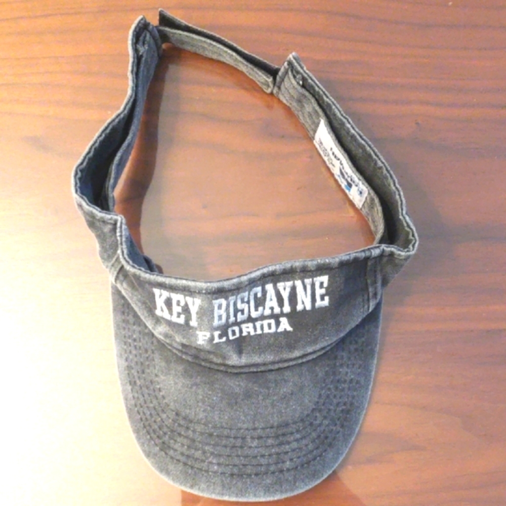 Key Biscayne Florida Gray Visor
